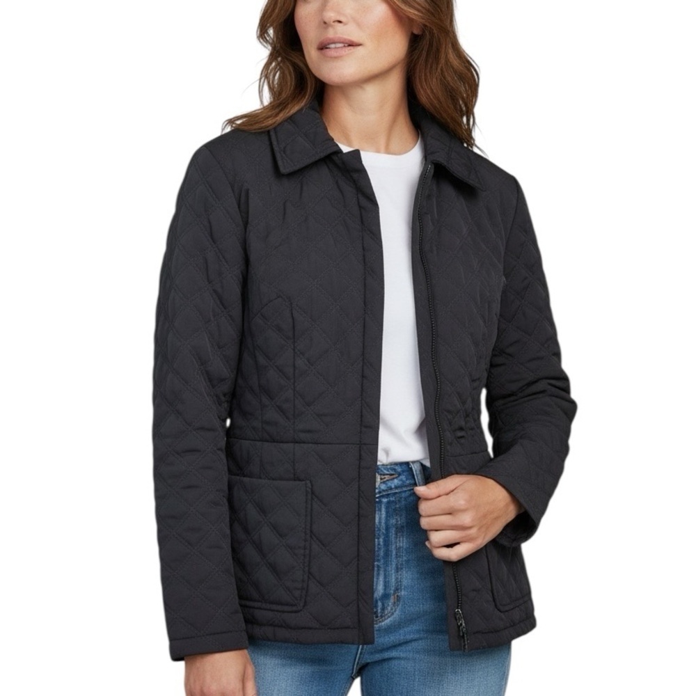 Esprit Women's Black Quilted Jacket